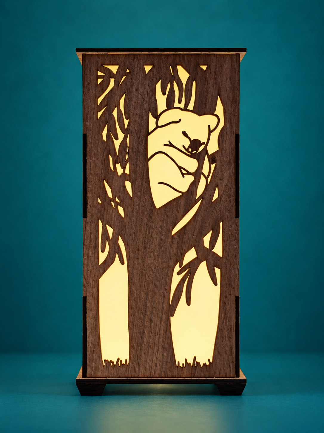 Koala Wombat: Australian Hardwood Lamp