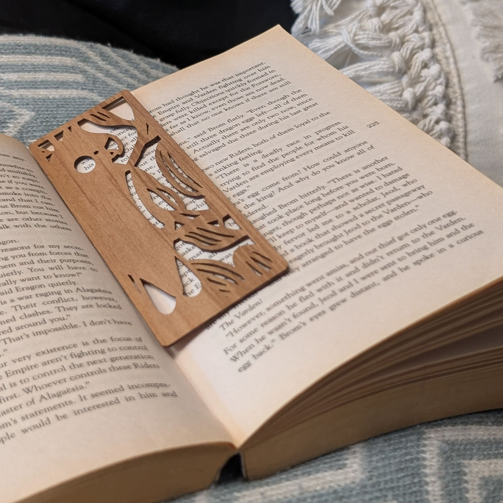 Black Cockatoo: Australian Wooden Bookmark