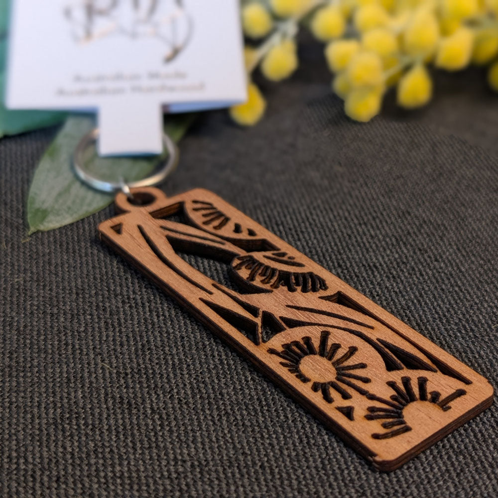 Flowering Bluegum: Australian Wooden Keyring
