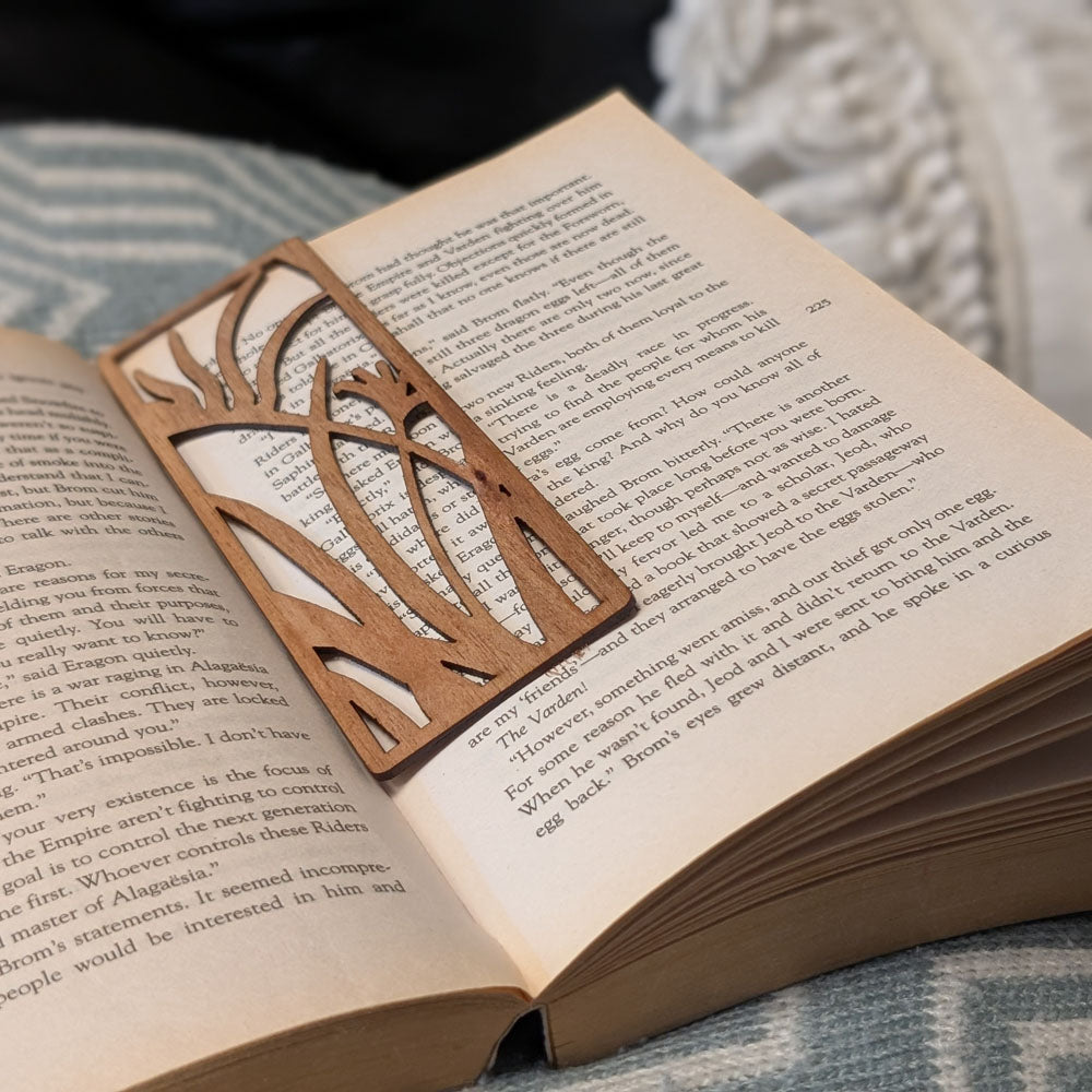 Kangaroo Paw Flowers: Australian Wooden Bookmark