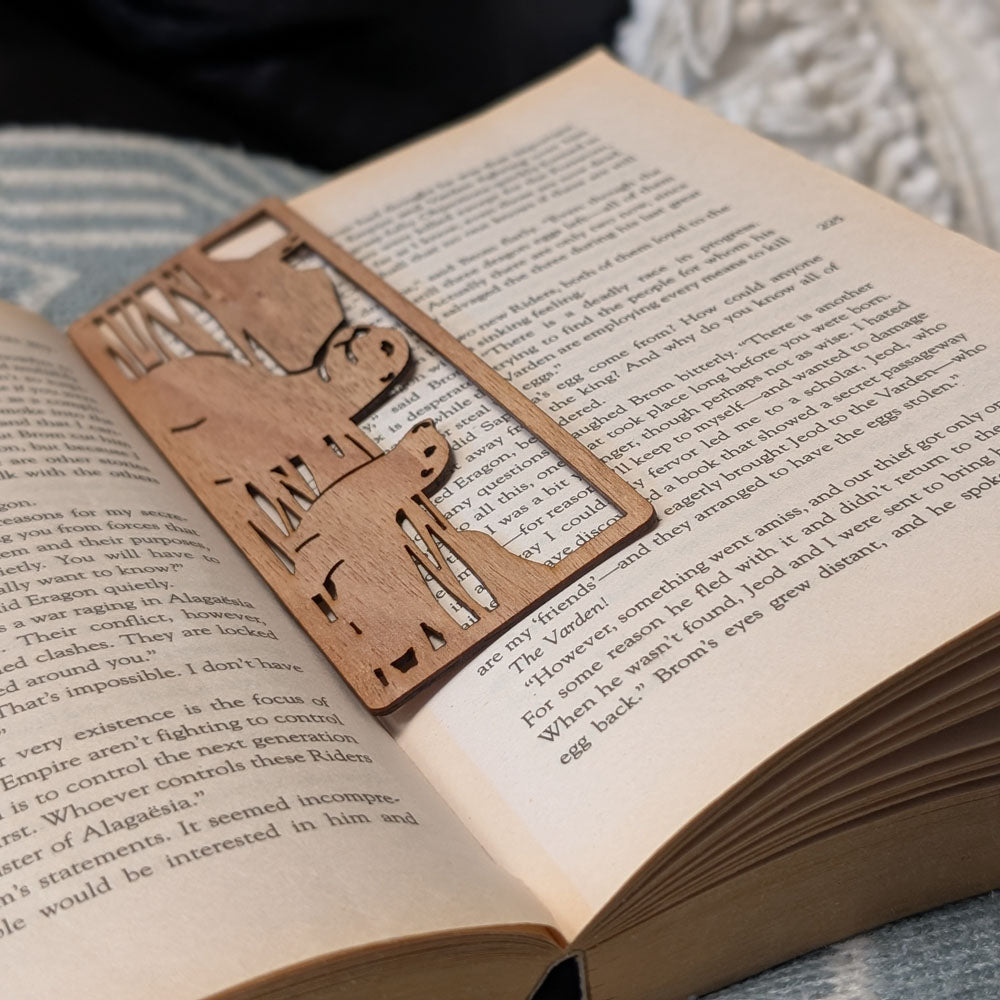 Seals on Rocks: Australian Wooden Bookmark