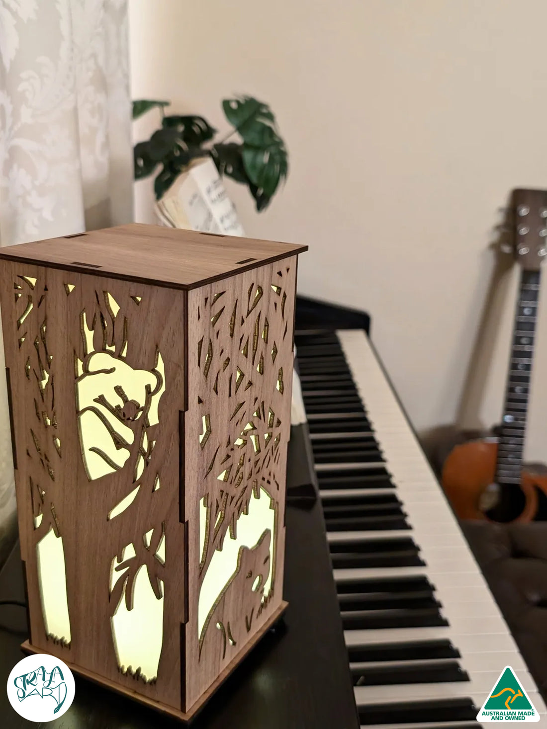 Koala Wombat: Australian Hardwood Lamp